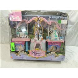 BARBIE PRINCESS & THE PAUPER WEDDING & VANITY SET