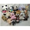 Image 1 : BOX LOT ASSORTED PLUSH STUFFED ANIMALS