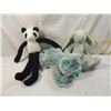 Image 1 : LOT 3 ASSORTED SQUEAKY PLUSH TOYS