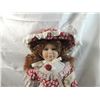 Image 2 : RED & WHITE DRESS PROCELAIN DOLL