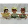 Image 2 : LOT 3 SMALL VINTAGE BABY DOLLS