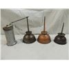 Image 1 : LOT 4 VINTAGE OIL CANS