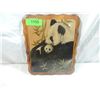 Image 1 : VINTAGE PANDA BEAR DECOUPAGE PLAQUE