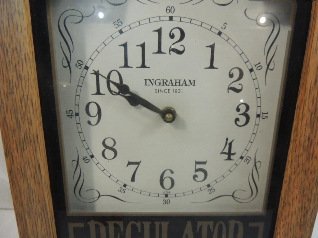 Antique Ingraham Wall Clock Antique Ingraham Wall Clock