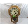Image 1 : ANTIQUE HEIMER WIND UP WALL CLOCK