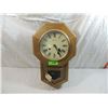 Image 3 : ANTIQUE HEIMER WIND UP WALL CLOCK