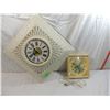 Image 1 : LOT 2 VINTAGE DECORATIVE WALL CLOCKS