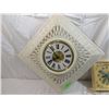 Image 2 : LOT 2 VINTAGE DECORATIVE WALL CLOCKS