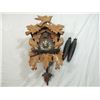 Image 1 : TWO TONE ANTIQUE GERMAN BLACK FOREST COCKOO CLOCK