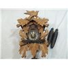 Image 2 : TWO TONE ANTIQUE GERMAN BLACK FOREST COCKOO CLOCK