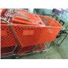 Image 1 : RED PLASTIC SHOPPING CART