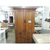 Image 1 : STUNNING MEDIUM WOOD ARMOIRE