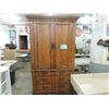 Image 2 : STUNNING MEDIUM WOOD ARMOIRE