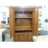 Image 3 : STUNNING MEDIUM WOOD ARMOIRE