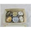 Image 1 : BOX LOT ASSORTED POCKET WATCH PARTS