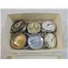 Image 2 : BOX LOT ASSORTED POCKET WATCH PARTS