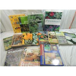 LOT 14 ASSORTED GARDENING BOOKS