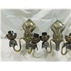 Image 2 : LOT 3 VINTAGE WALL SCOUNCE & LIGHT FIXTURE