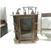 Image 2 : LOT 3 VINTAGE WOODEN DISPLAY SHELVES