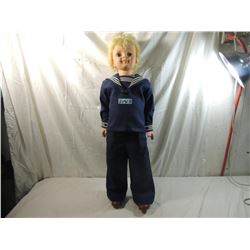 VINTAGE PLAYPAL DOLL IN SAILOR SUIT