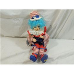 JULY CALENDAR CLOWN DOLL