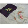 Image 1 : LOT 2 VINTAGE WW2 SILK HANKERCHIEF FROM JAPAN