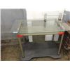 Image 1 : MODERN GLASS COMPUTER TABLE