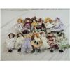 Image 1 : LOT 13 ASSORTED SMALL PORCELAIN DOLLS