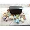 Image 1 : DECORATIVE BOX WITH SMALL PORCELAIN DOLLS