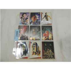 LOT 9 MISC STAR WARS CARDS