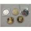 Image 1 : LOT 5 FAMOUS US COIN REPLICAS