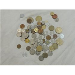 BAG ASSORTED FOREIGN COINS