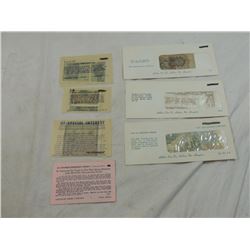 LOT 7 ASSORTED FOREIGN PAPER CURRENCY