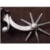 Image 6 : Ron Bliss/Silver Inlay with Silver Conchos on Straps/ Double Mounted Spurs