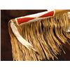 Image 3 : Beaded Buckskin Scabbard with Fringe and Ermine Pelt-54" L