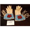Image 1 : Floral Beaded/ Shoshone Indian Gauntlets/ Fort Hall, ID