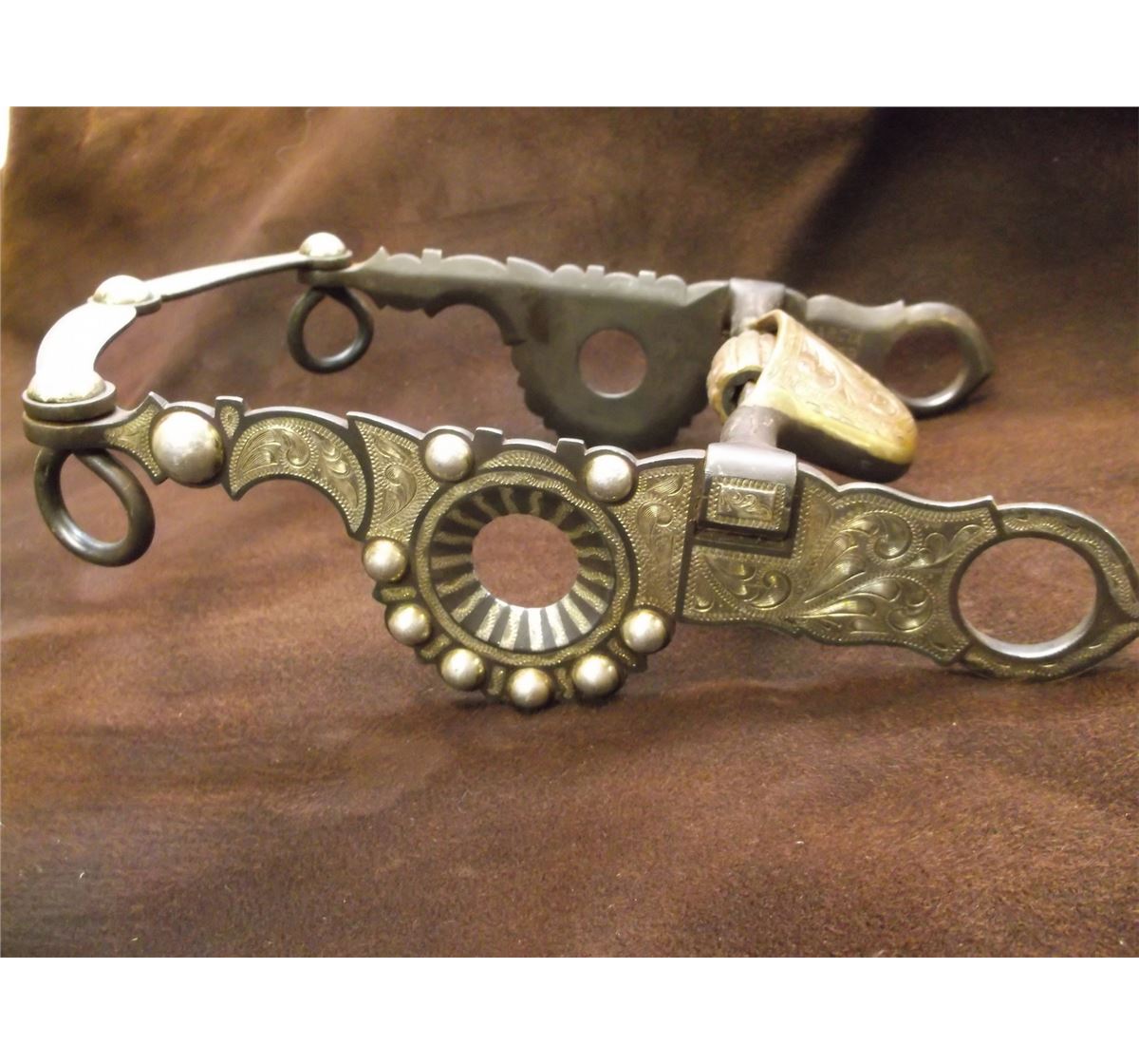 Garcia Elko Silver Inlay Santa Barbara Mona Lisa Bit