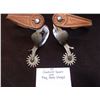 Image 1 : Crockett Spurs with Ray Holes Straps