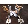 Image 3 : Crockett Spurs with Ray Holes Straps
