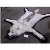 Image 2 : Double Matted Wolf Rug-78" Nose to tip of Tail-64" Across Front Legs- 56" Across Hind Legs