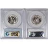 Image 2 : 1957 WASHINGTON QUARTER, PCGS MS-65 & 1961 WASHINGTON QUARTER, PCGS MS-66