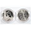 Image 2 : 2 - 2015 U.S. MARSHALS CLAD HALF DOLLARS 1- PROOF 1- UNC w/BOX & CERT