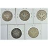 Image 2 : (5) 1903-S BARBER HALF DOLLARS