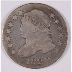 1820 BUST DIME, NICE F/VF