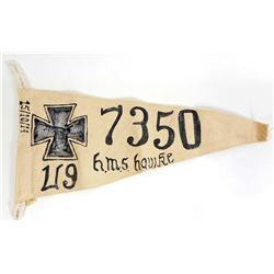 IMPERIAL GERMAN NAVAL U-BOAT TONNAGE KILL FLAG