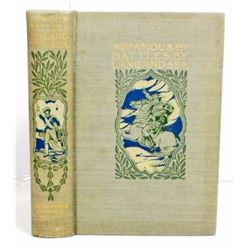 1902  FAMOUS BATTLES BY LAND AND SEA  HARDCOVER BOOK