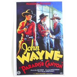 JOHN WAYNE IN PARADISE CANYON MOVIE POSTER PRINT