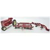 Image 1 : LOT OF C. 1960'S ERTL INTERNATIONAL TRACTOR & IMPLEMENTS