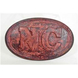CONFEDERATE STATES CIVIL WAR ERA NORTH CAROLINA ENLISTED MANS BELT BUCKLE