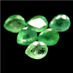 LOT OF 4.57 CTS OF GREEN ZAMBIAN EMERALDS